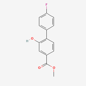 [1,1'-Biphenyl]-4-carboxylic acid, 4'-fluoro-2-hydroxy-, methyl ester