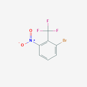 molecular formula C7H3BrF3NO2 B1404265 1-bromo-3-nitro-2-(trifluoromethyl)Benzene CAS No. 1192548-07-4