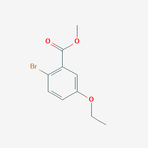 molecular formula C10H11BrO3 B1404268 Methyl 2-bromo-5-ethoxybenzoate CAS No. 765944-34-1