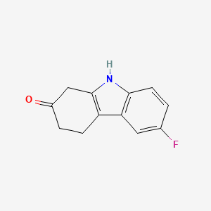 molecular formula C12H10FNO B1404297 6-fluoro-3,4-dihydro-1H-carbazol-2(9H)-one CAS No. 907211-95-4