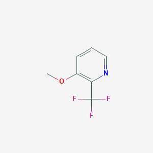 molecular formula C7H6F3NO B1404299 3-Methoxy-2-(trifluoromethyl)pyridine CAS No. 1184172-41-5