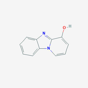 molecular formula C11H8N2O B140430 吡啶并[1,2-a]苯并咪唑-4-醇 CAS No. 138942-47-9