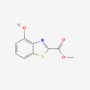 molecular formula C9H7NO3S B1404310 Methyl 4-hydroxybenzothiazole-2-carboxylate CAS No. 1261455-84-8