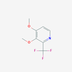 molecular formula C8H8F3NO2 B1404313 3,4-Dimethoxy-2-(trifluoromethyl)pyridine CAS No. 1184172-68-6