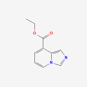 molecular formula C10H10N2O2 B1404320 咪唑并[1,5-a]吡啶-8-甲酸乙酯 CAS No. 697739-12-1