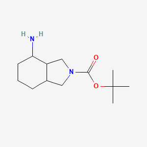 molecular formula C13H24N2O2 B1404338 2-Boc-4-amino-octahydro-isoindole CAS No. 1027333-18-1