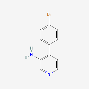 molecular formula C11H9BrN2 B1404339 4-(4-Bromophenyl)pyridin-3-amine CAS No. 942598-34-7