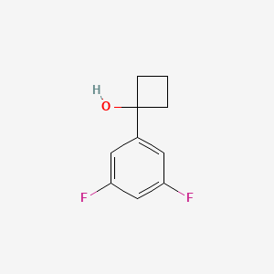 molecular formula C10H10F2O B1404342 1-(3,5-二氟苯基)环丁醇 CAS No. 1395282-03-7