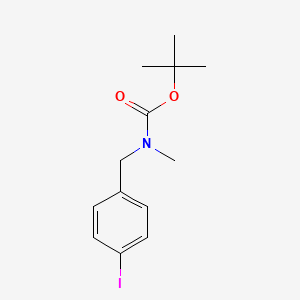 molecular formula C13H18INO2 B1404353 4-碘苄基（甲基）氨基甲酸叔丁酯 CAS No. 773128-23-7