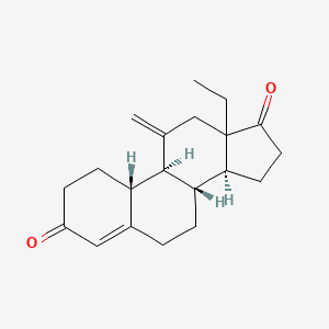 (8S,9S,10R,14S)-13-ethyl-11-methylidene-2,6,7,8,9,10,12,14,15,16-decahydro-1H-cyclopenta[a]phenanthrene-3,17-dione