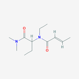 molecular formula C12H22N2O2 B140436 Crotetamide CAS No. 6168-76-9