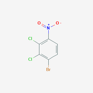 molecular formula C6H2BrCl2NO2 B1404383 1-Bromo-2,3-dichloro-4-nitrobenzene CAS No. 1804408-47-6