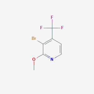 molecular formula C7H5BrF3NO B1404388 3-溴-2-甲氧基-4-(三氟甲基)吡啶 CAS No. 1211521-34-4