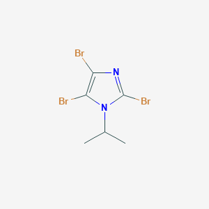 molecular formula C6H7Br3N2 B1404395 2,4,5-Tribromo-1-isopropyl-1H-imidazole CAS No. 863485-29-4