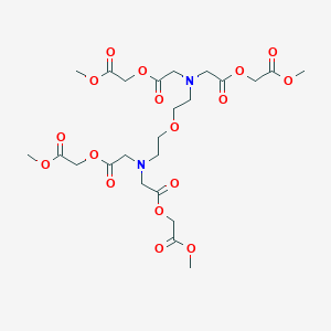 molecular formula C24H36N2O17 B014044 Tetraacetoxymethyl Bis(2-aminoethyl) Ether N,N,N',N'-Tetraacetic Acid CAS No. 887407-56-9