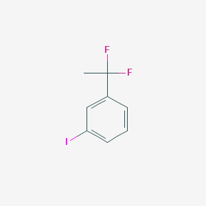 B1404402 1-(1,1-Difluoroethyl)-3-iodobenzene CAS No. 1309476-19-4