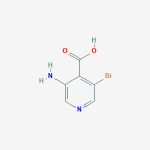 molecular formula C6H5BrN2O2 B1404405 3-Amino-5-bromoisonicotinic acid CAS No. 1256806-39-9