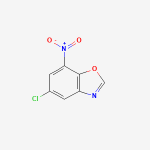 molecular formula C7H3ClN2O3 B1404408 5-Chloro-7-nitrobenzo[d]oxazole CAS No. 1356111-15-3