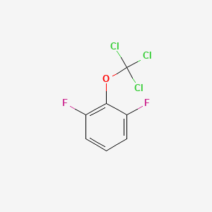 molecular formula C7H3Cl3F2O B1404423 1,3-Difluoro-2-(trichloromethoxy)benzene CAS No. 1404194-34-8