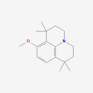 molecular formula C17H25NO B14044248 1,1,7,7-Tetramethyl-8-methoxyjulolidine 