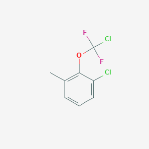 molecular formula C8H6Cl2F2O B1404435 1-氯-2-[氯(二氟)-甲氧基]-3-甲基苯 CAS No. 1404194-73-5