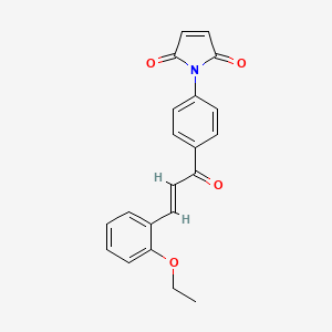 1-{4-[(2E)-3-(2-Ethoxyphenyl)prop-2-enoyl]phenyl}-1H-pyrrole-2,5-dione