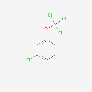 molecular formula C8H6Cl4O B1404453 2-Chloro-1-methyl-4-(trichloromethoxy)benzene CAS No. 1404194-40-6