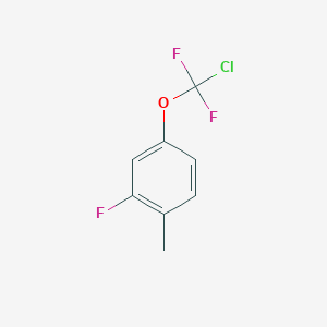 4-[Chloro(difluoro)methoxy]-2-fluoro-1-methyl-benzene