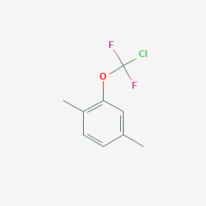 molecular formula C9H9ClF2O B1404474 2-[Chloro(difluoro)methoxy]-1,4-dimethyl-benzene CAS No. 1404195-03-4