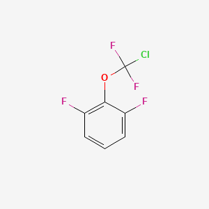 molecular formula C7H3ClF4O B1404484 2-(Chlorodifluoromethoxy)-1,3-difluorobenzene CAS No. 1404195-16-9