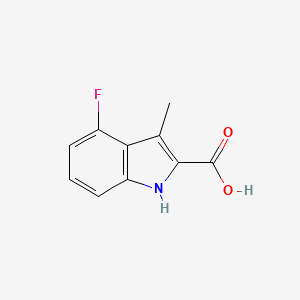 4-fluoro-3-methyl-1H-indole-2-carboxylic acid