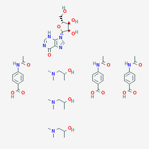 molecular formula C52H78N10O17 B140449 Isoprinosine CAS No. 36703-88-5