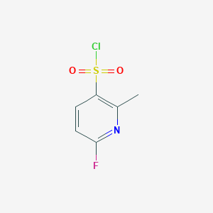 molecular formula C6H5ClFNO2S B14044944 6-Fluoro-2-methylpyridine-3-sulfonyl chloride 