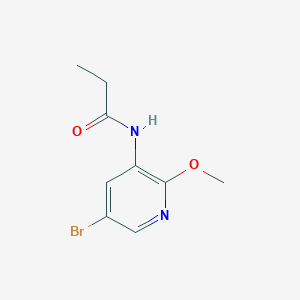 molecular formula C9H11BrN2O2 B1404503 N-(5-bromo-2-methoxypyridin-3-yl)propionamide CAS No. 1425334-91-3