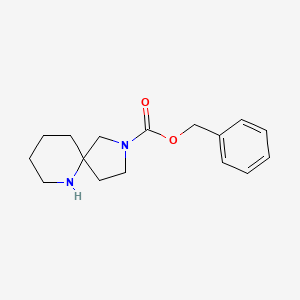 molecular formula C16H22N2O2 B1404506 2-Cbz-2,6-diazaspiro[4.5]decane CAS No. 1086394-79-7