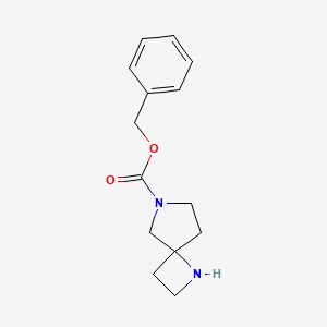 molecular formula C14H18N2O2 B1404520 6-CBZ-1,6-DIAZASPIRO[3.4]OCTANE CAS No. 1158749-81-5