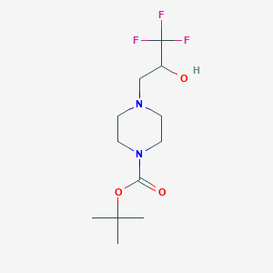tert-Butyl 4-(3,3,3-trifluoro-2-hydroxypropyl)piperazine-1-carboxylate