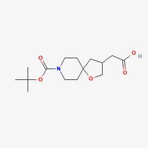 2-(8-(Tert-butoxycarbonyl)-1-oxa-8-azaspiro[4.5]decan-3-YL)acetic acid