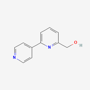 molecular formula C11H10N2O B1404547 2-Hydroxymethyl-6-(pyridin-4-YL)pyridine CAS No. 1227514-00-2