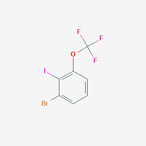 molecular formula C7H3BrF3IO B1404549 1-Bromo-2-iodo-3-(trifluoromethoxy)benzene CAS No. 1060691-36-2