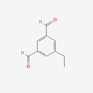 molecular formula C10H10O2 B14045510 5-Ethylisophthalaldehyde 