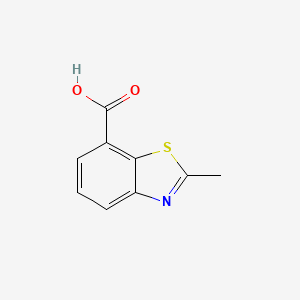 molecular formula C9H7NO2S B1404559 2-Methylbenzothiazole-7-carboxylic acid CAS No. 1261635-97-5