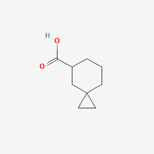 molecular formula C9H14O2 B1404560 螺[2.5]辛烷-5-羧酸 CAS No. 1314390-66-3