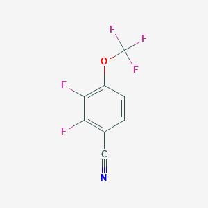 molecular formula C8H2F5NO B1404576 2,3-Difluoro-4-(trifluoromethoxy)benzonitrile CAS No. 1404194-78-0