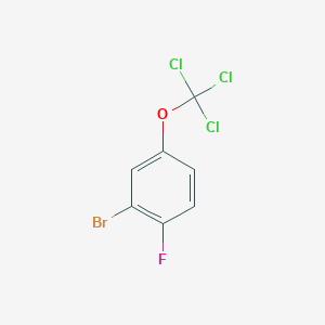2-Bromo-1-fluoro-4-(trichloromethoxy)benzene