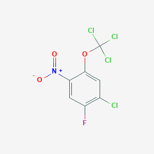 1-Chloro-2-fluoro-4-nitro-5-(trichloromethoxy)benzene