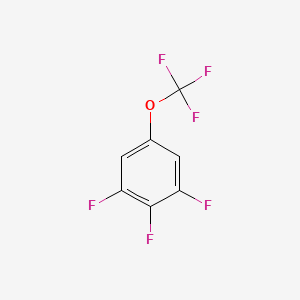 molecular formula C7H2F6O B1404590 1,2,3-Trifluoro-5-(trifluoromethoxy)benzene CAS No. 1404193-71-0