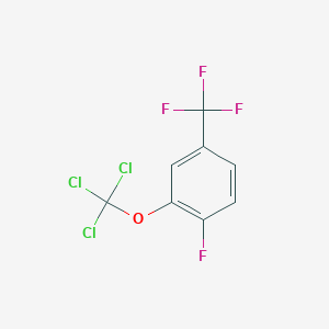1-Fluoro-2-(trichloromethoxy)-4-(trifluoromethyl)benzene