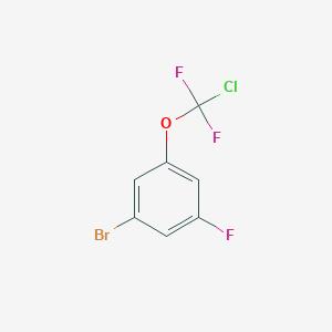 1-Bromo-3-[chloro(difluoro)-methoxy]-5-fluoro-benzene