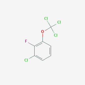 molecular formula C7H3Cl4FO B1404596 1-Chloro-2-fluoro-3-(trichloromethoxy)benzene CAS No. 1404193-78-7